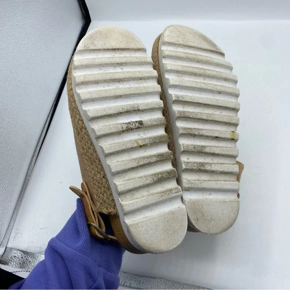 REEF Women's Cushion Sage Slingback Espadrille Platform Flat Beige Sandal Shoe 7 - Picture 3 of 8